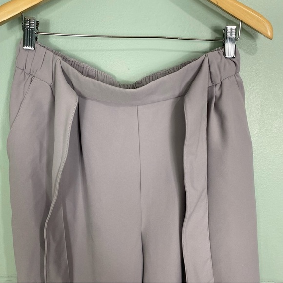 Lululemon Noir Crop Purple Pants Stretch Sz 4 W6AYAS‎ - Picture 2 of 8